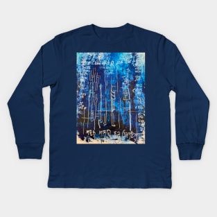 Punjabi abstract Kids Long Sleeve T-Shirt